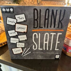 Blank slate party card game FUN game night